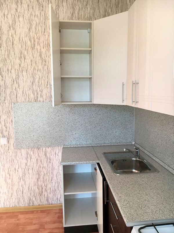 Кухня МДФ пленка+шкаф купе. Шелепиха. Август 2019, фото - 5